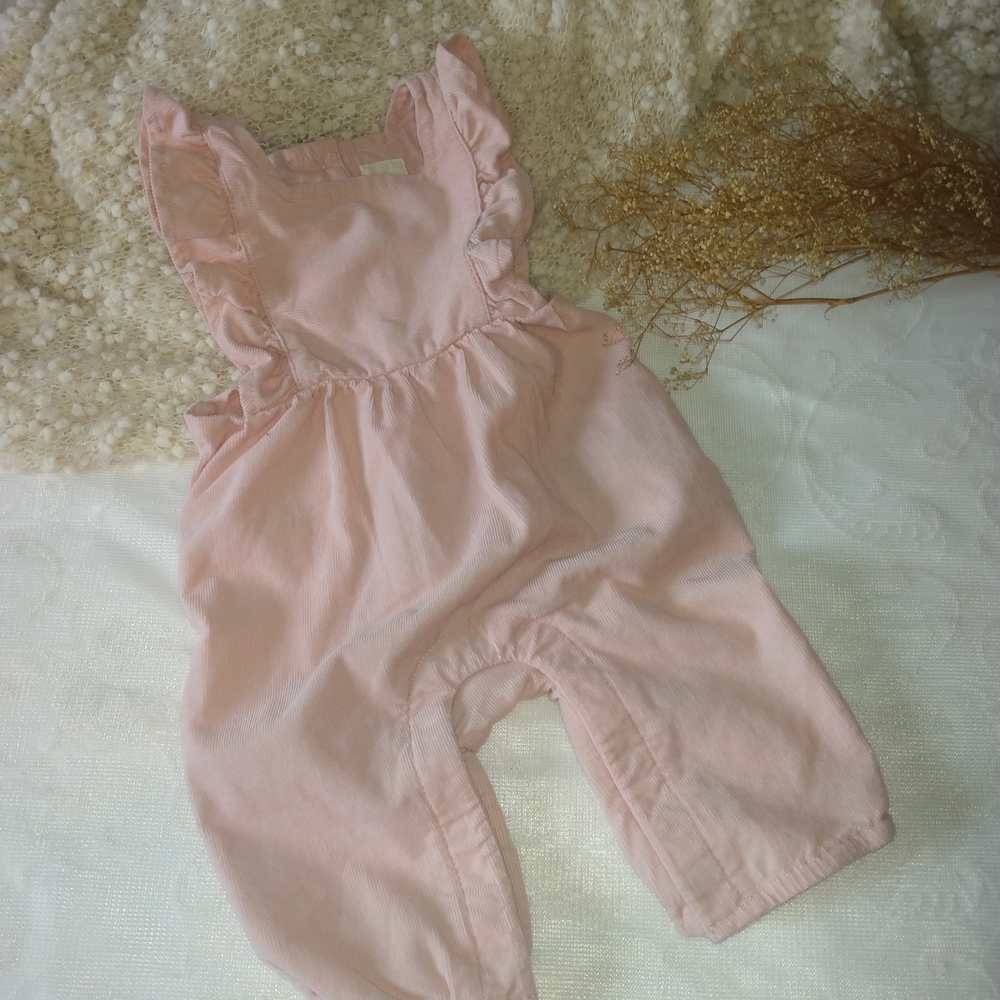 GAP Pink Ruffled Kids Romper - Picture 2 of 4